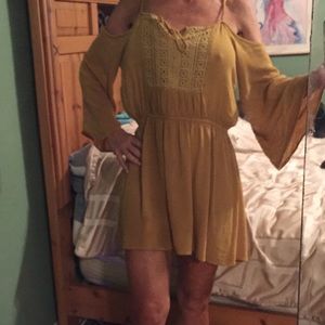 Cute cold shoulder dress